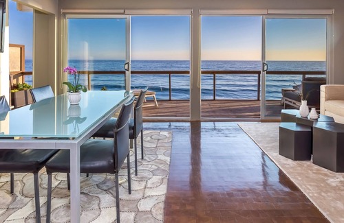 Malibu House | Malibu Beachfront Jewel Box On Private Sandy Beach. Memorial Day Special!