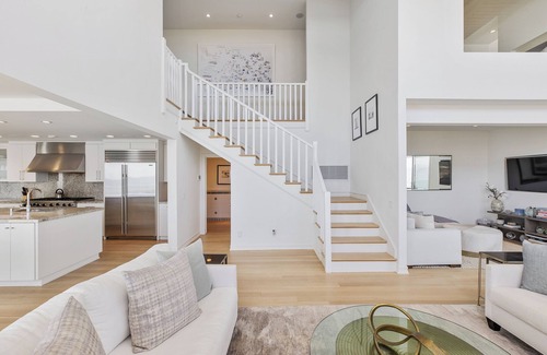 Eastern Malibu House | Malibu Shores Retreat Ocean Views Gym Fireplace