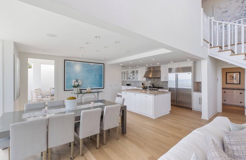 Eastern Malibu House | Malibu Shores Retreat Ocean Views Gym Fireplace