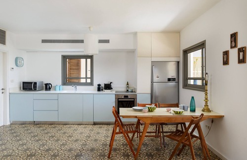 Neve Tzedek Apartment | MAMAD Penthouse & XL Terrace on Dallal Square by FeelHome