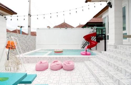 Bang Sare Villa | Mamalek Pattaya-Sattahip PoolVilla 100m Beach, Pub& Restaurant,