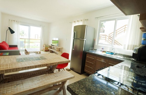 Pilar Apartment | Manga Verde Beach 01: Garden and Beach view H