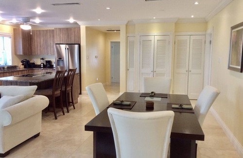 Cotton Ground Condo | “Mango” - Vibrant Condo Yards from BEACH at Hamilton Beach Villas & Spa