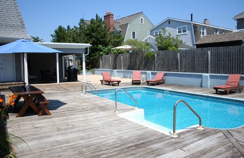 Mantoloking House | Mantoloking Beach Retreat with pool in Private Beach Community