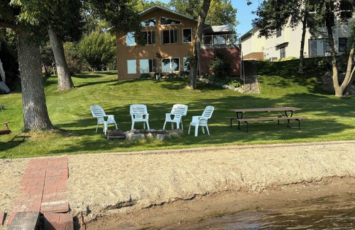 Maple Lake House | Maple Lake Retreat - Spacious lake home with private sand beach/swimming area