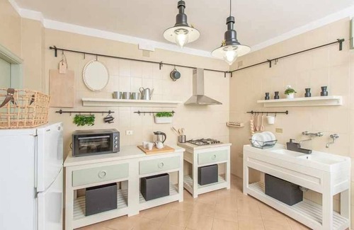 Torre Santa Sabina Apartment | Marco's terrace with sea view - beach 50 m - promenade 50 m