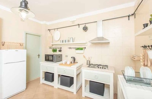 Torre Santa Sabina Apartment | Marco's terrace with sea view - beach 50 m - promenade 50 m