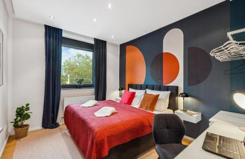 Braunschweig City Center Apartment | maremar - City Design Apartment - 2 Schlafzimmer - Luxus Boxspringbetten - Küche - Highspeed WIFI - Arbeitsplätze