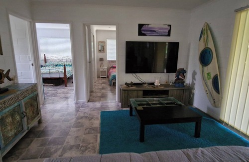 Noosa North Shore House | MARGARITAVILLE Unique tropical surf/fishing beach retreat. Pet/Family friendly!