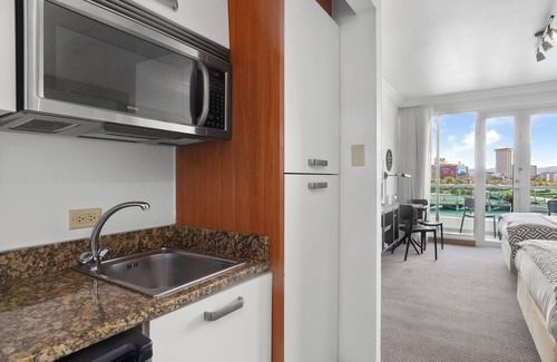 Puerta de Tierra Apartment | Marina Studio | located at the Condado Lagoon Villas building in Condado