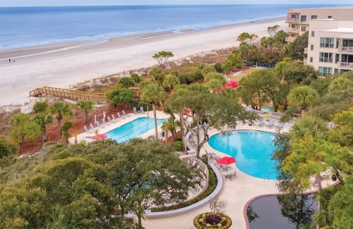 Oceanside Villa | Marriott Monarch at Sea Pines - 2 BR Villa with Full Ocean View
