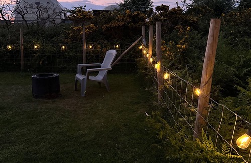 Llanybri Cabin | Marros Hideaway - Geodesic Dome with Sea views