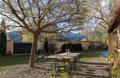 Saint-Andre Apartment | Mas Paret Studio with terrace mountain view in 1ha property
