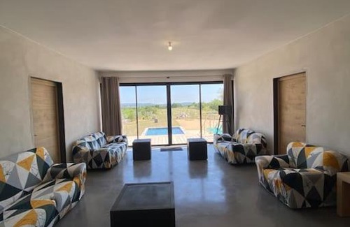 Le Garn Villa | Mas Piralet Ardèche en pierre piscine 6*12 pool house équipé