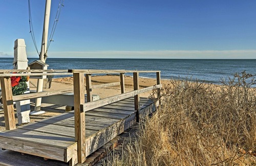 Popponesset House | Mashpee Home Steps to Popponesset Beach!