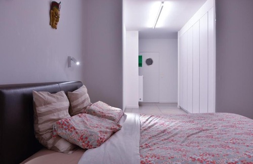 Mechelen House | Master bedroom in design penthouse