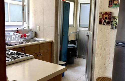 Contadero Apartment | MASTER BEDROOM that is inside the Apartment so close to the Santa Fe Shopping Plaza and Corporate Zone. Small Condominium quiet and with 24 hour security all year. Nearby Santa Fe and surrounded by small grocery stores, pharmacies, dry cleaners, Gyms,.