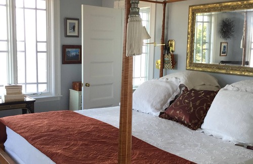 Hull Bed & Breakfast | Master Bedroom Suite in Beautiful 1880's Victorian. Spectacular ocean views.