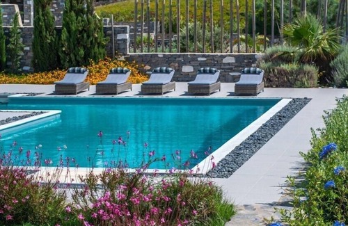 Chrissi Akti House | Master Villa Sea View Private Pool 3BR Elegance