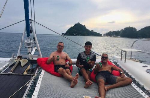 Downtown Kota Kinabalu Boat Rental | Mawali Sunset & Overnight Cruise.