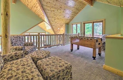 Herron House | McCollum Lake Home w/ Game Room, Private Dock