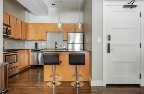 Mile Square Apartment | McOuat Place 4B - Luxury 1 Bed Downtown Indy Apartment Prime Location