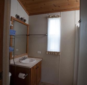 Lakehills Resort | Medina Lake Camping Resort Studio Cabin 1