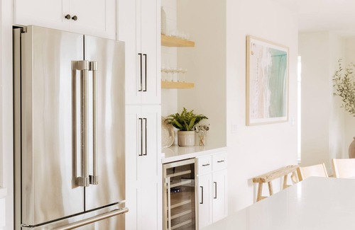 Carlsbad House | Mediterranean Modern Steps to Beach Dining w Spa