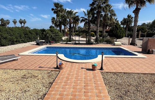 Catral Villa | Mediterranean villa with private pool 20 minutes from the beaches of La Marina