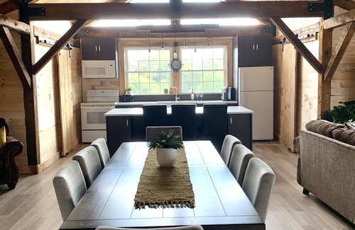 Edwardsburgh/Cardinal Cabin | Meet our adorable alpaca herd , & stay in our luxury Cabin overlooking the farm