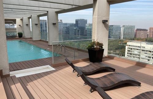 Apoquindo Apartment | Mejor ubicación! Cerca a Mall parque Arauco, wifi, balcón