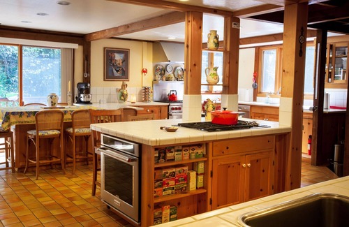 Fort Bragg House | Mendocino Handcrafted 6000 sqft Lodge Views tallest Redwoods & Zen Pond Garden