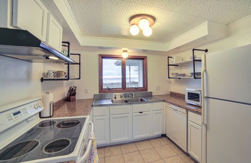 Menominee House | Menominee Waterfront Home w/ Private Beach Access!