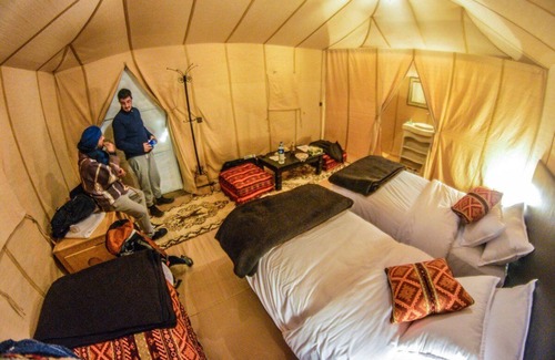 Taouz House | Merzouga luxury desert camp, in Erg Chebbi dunes (offers camel ride)