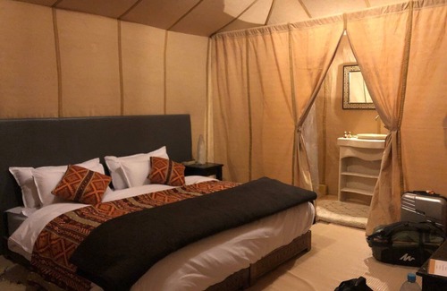 Taouz House | Merzouga luxury desert camp, in Erg Chebbi dunes (offers camel ride)