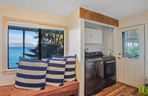 Meeks Bay House | Mesmerizing Meeks Bay | Outdoor Waterfront Deck