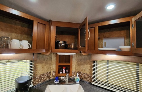 Wellston House | Methner's Liberty Edition RV near Tippy Dam & the Pine/Manistee Rivers