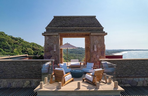 Higuera Blanca House | Mexican Pyramid Style Villa w/Exclusive Beach Access | 6 Private Pools & Panoramic Ocean View