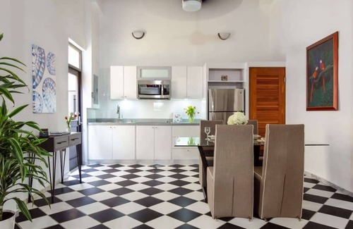 San Francisco Apartment | Mezzanine Suite | Loft style 1 Bedroom in best location in Old San Juan with Pla
