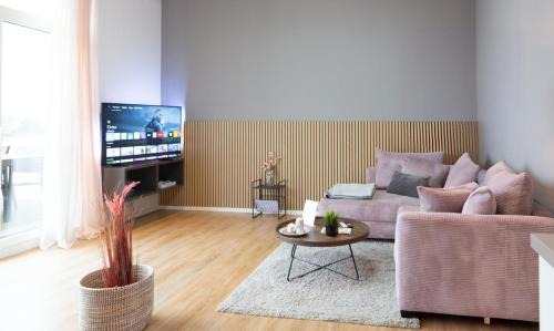 Oldenburg Apartment | MiCasa OL - Modernes Penthouse - Stellplatz - Küche - WLAN - Dachterrasse
