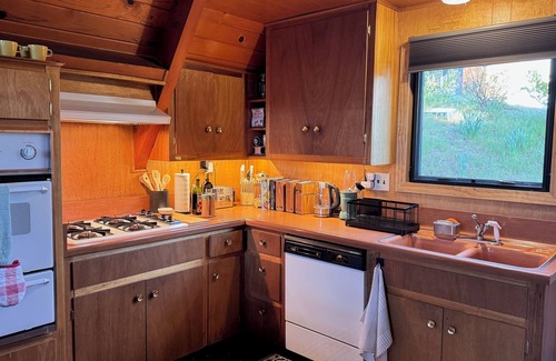 Running Springs Cabin | Mid-Century A-Frame Time Capsule! Escape to the mountains and get out in nature to hike, enjoy the lakes, and skiing/snowboarding!