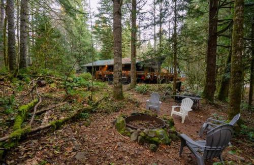 Rhododendron House | Mid-century Cabin Hideaway - Hot Tub & Fire Pit