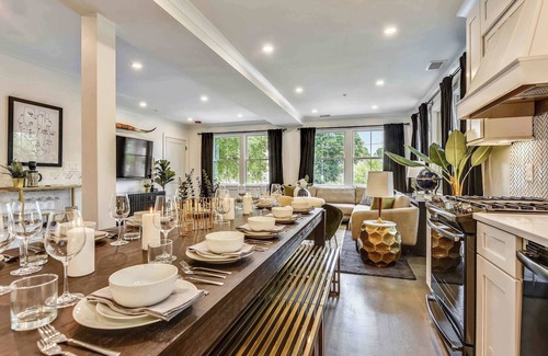 Jamaica Plain Apartment | Mid-Century Glam Retreat, Near T