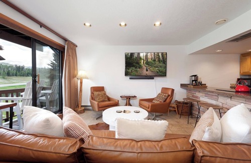 Purgatory Condo | Mid Century Modern Condo - Deck with Great Views - Heated Pool