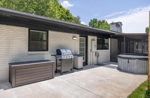 Asheville House | Mid-century Modern Impeccable Remodel with Hot Tub