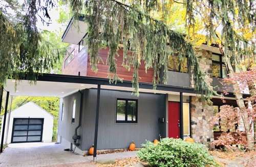 Ann Arbor House | Mid Century Modern Retreat. 10-min walk to the Big House or downtown.