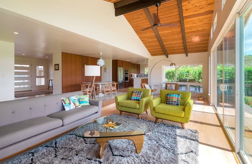 Princeville House | Mid-century Remodeled Spectacular Ocean Views! 10% Discount for Week+ Stays!