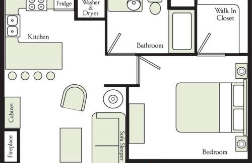 Village House | Mid Century Styled Condo, Sleeps 4, Pool, Hot Tub