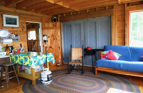 Isle of Springs Cabin | Mid-Coast Maine Island Boathouse: a Kayaker's Dream.