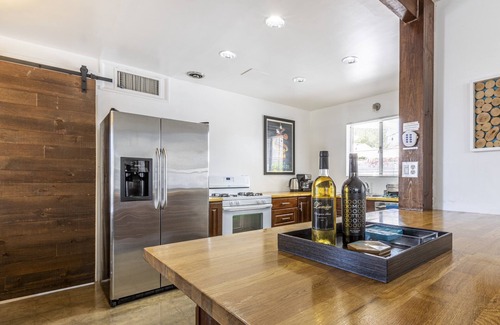 Cathedral City Cove House | Mid Mod Bungalow with Amazing Saltwater Pool, Spa, Peaceful and Desert Views